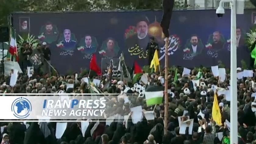 Iranpress: Funeral procession of martyred Raisi kicks off in South Khorasan