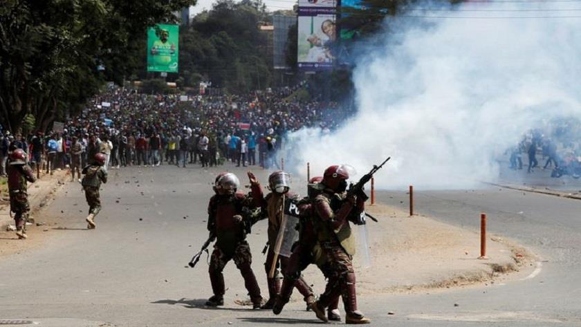 Iranpress: Kenya protesters 