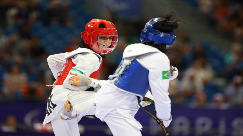 Iranpress: Iranian Taekwondo Athlete Secures Silver at Paris 2024 Paralympics