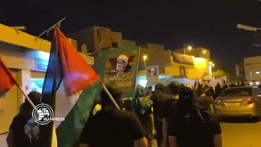 Iranpress: Pro-Palestinian Night Rally Held in Manama, Bahrain