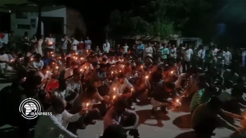 Iranpress: Indians Commemorate Martyred Nasrallah by Candle Lighting