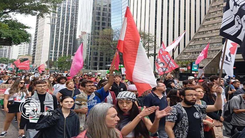 Iranpress: People in Sao Paulo Gather to Condemn Zionist Regime