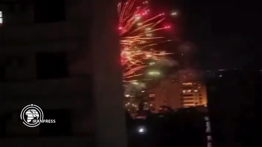 Iranpress: Celebrations Erupt in Beirut After Iran’s Powerful Missile Strike