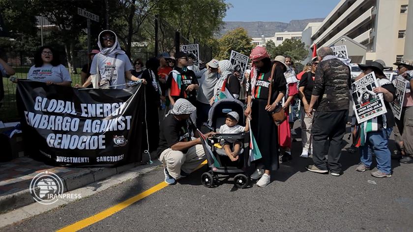 Iranpress: Al-Aqsa Flood: Supporters of Palestine Rally in Cape Town