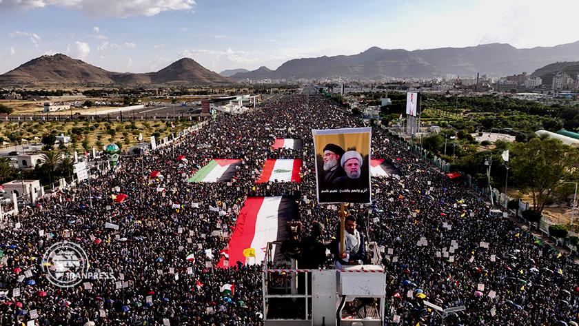 Iranpress: Yemenis Rally by Millions for Gaza, Lebanon