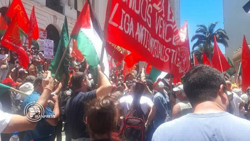 Iranpress: Anti-Israel Protests Outside G20 Summit in Rio de Janeiro
