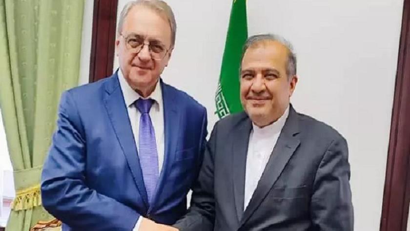 Iranpress: Russian President’s Special Envoy Meets Senior Advisor to Iran FM