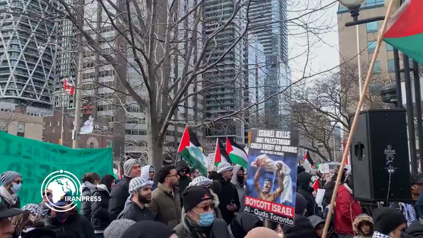 Iranpress: Toronto Hosts International Quds Day Rally in Support of Palestine 
