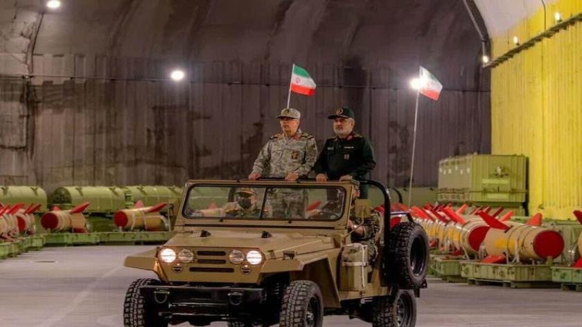 Iranpress: IRGC Unveils Underground Base of Precision-Guided Missiles