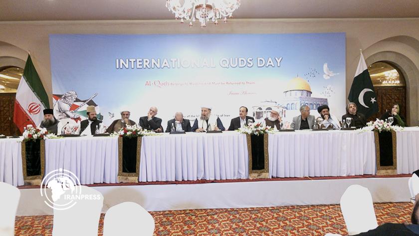 Iranpress: Iranian Embassy Celebrates International Quds Day in Islamabad