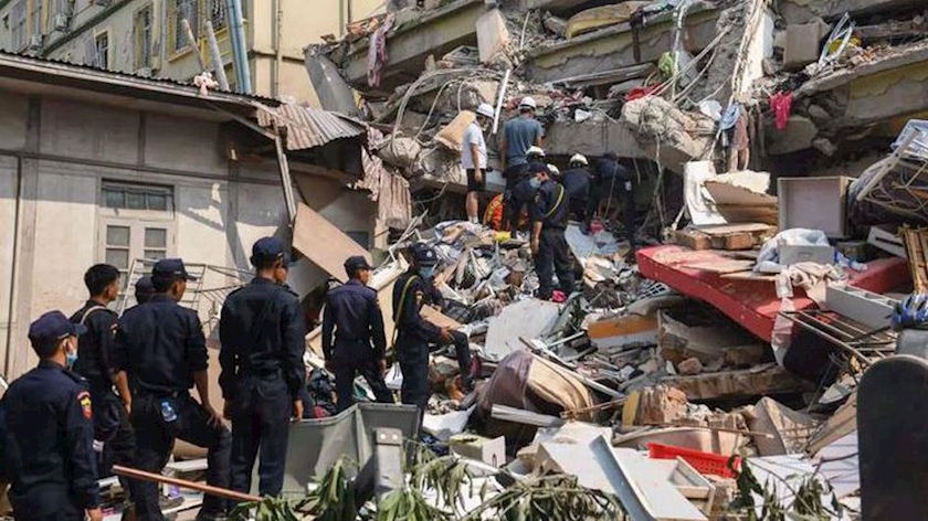 Iranpress: Iran Offers Aid to Quake-Hit Myanmar, Thailand 