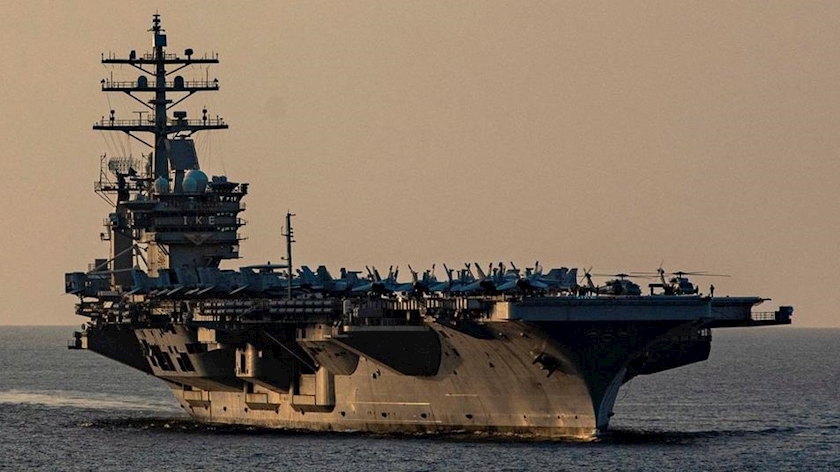 Iranpress: Yemen Army Strikes  USS Truman Aircraft Carrier in Red Sea 3 Times in Past 24 Hours