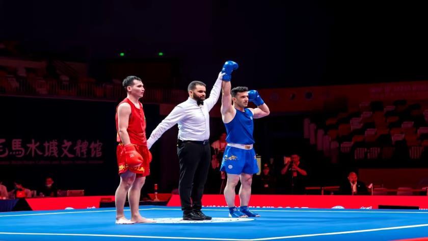 Iranpress: Iranian Wushu Champions Shine at World Sanda Championships 2025