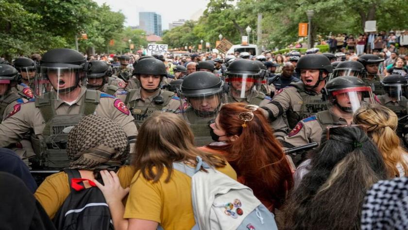 Iranpress: U.S. Crackdown of pro-Palestinian Students Going on