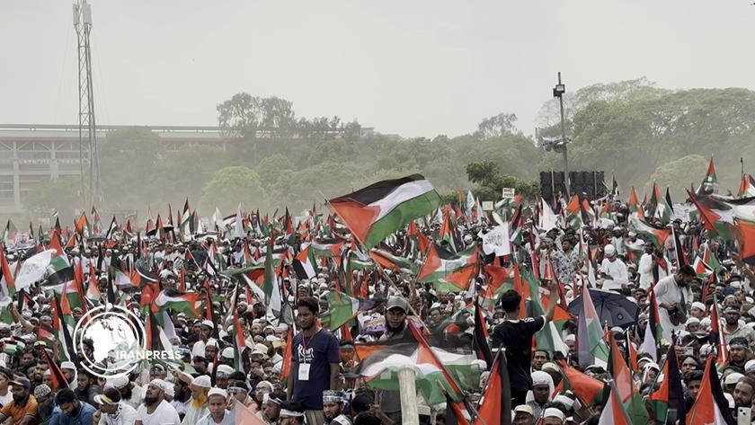 Iranpress: Millions of Bangladeshis March in Solidarity With Gaza 