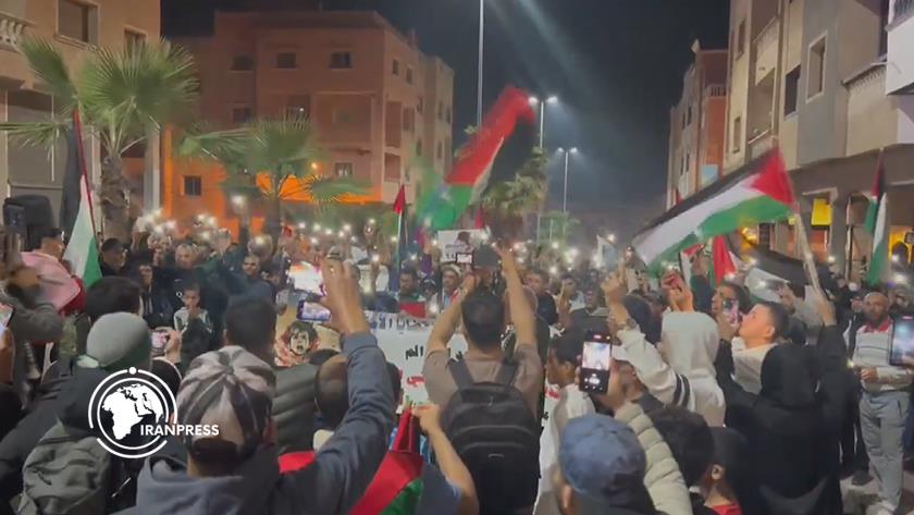 Iranpress: Morocco Witnesses Ongoing Rallies in Solidarity With Gaza 