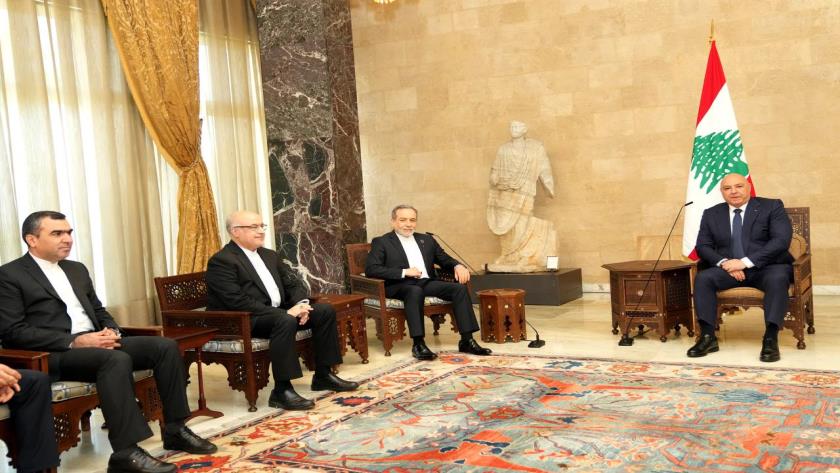 Iranpress: Iran’s FM Meets Lebanon’s President in Beirut