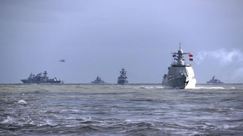 Iranpress: Chinese-Russian Naval Exercises Kick Off