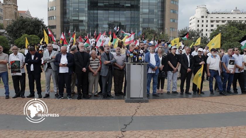 Iranpress: Trade Unions Rally in Beirut Against Gaza Genocide