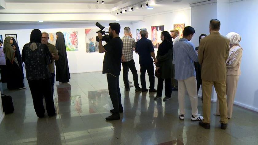 Iranpress: Art Against War: Iraqi Artists Honor Resistance and Martyrdom Through Painting 