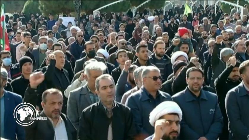Iranpress: Nationwide Protests in Iran Against Recent Terrorist Attacks