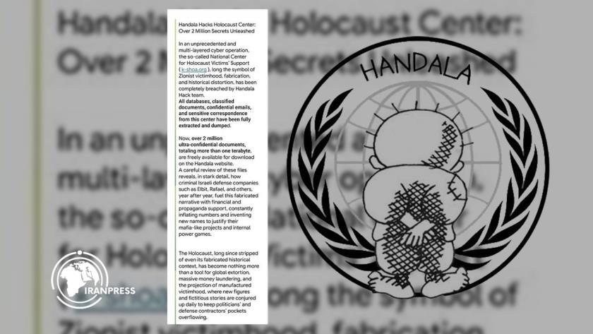 Iranpress: Hanzala Hacker Group Announces Breach of Holocaust Support Website