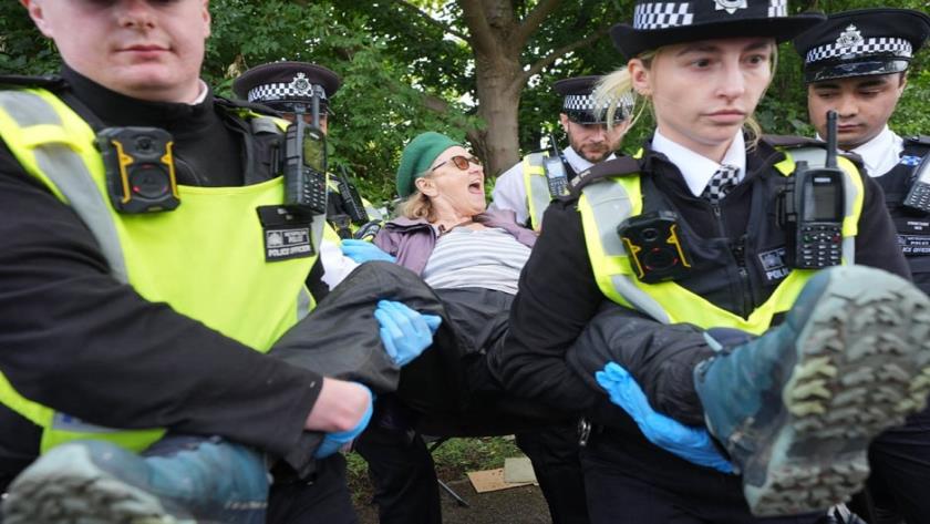 Iranpress: UK Police Arrest 72 Pro-Palestine Activists Outside London Court