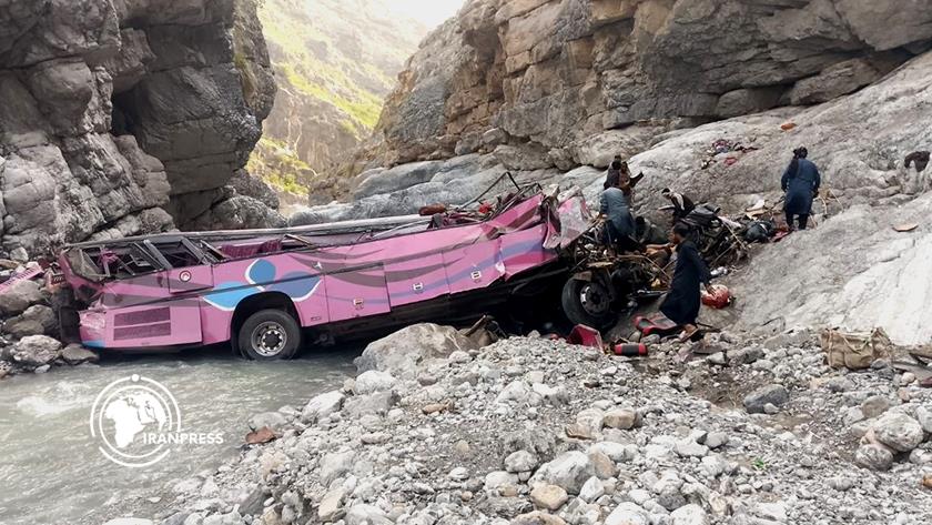 Iranpress: 40 Killed as Passenger Bus Plunges into Ravine in Pakistan