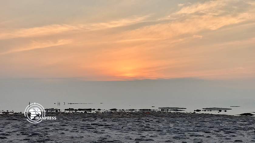 Iranpress: Beau paysage de coucher de soleil d