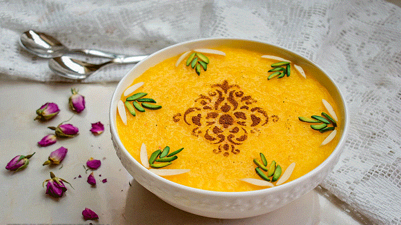 Iranpress: Cuisine iranienne: Shole Zard (pudding de riz au safran persan)