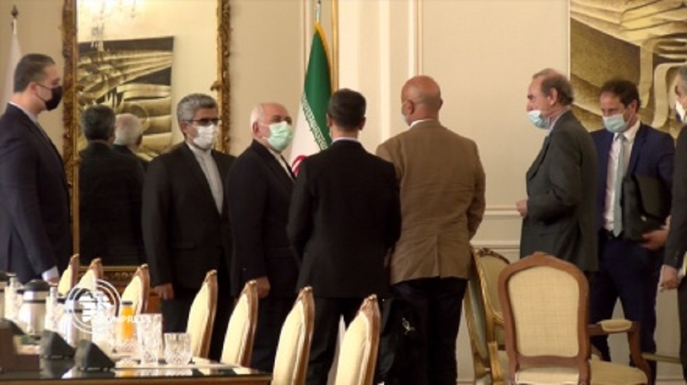 Iranpress: Rencontre de Mohammad Javad Zarif et Enrique Mora