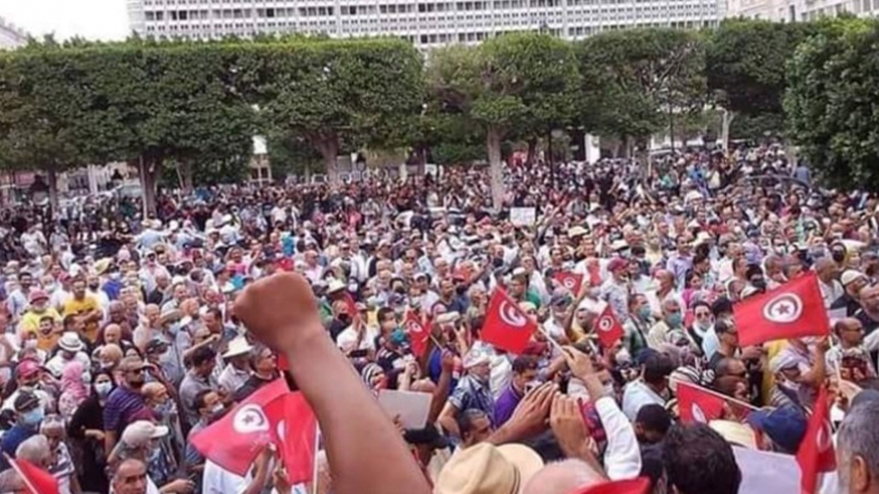 Iranpress: Manifestation anti-gouvernemental en Tunisie