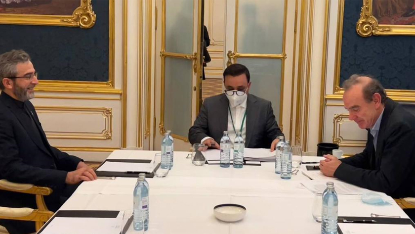 Iranpress: La rencontre de Bagheri-Kani et Enrique Mora à Vienne