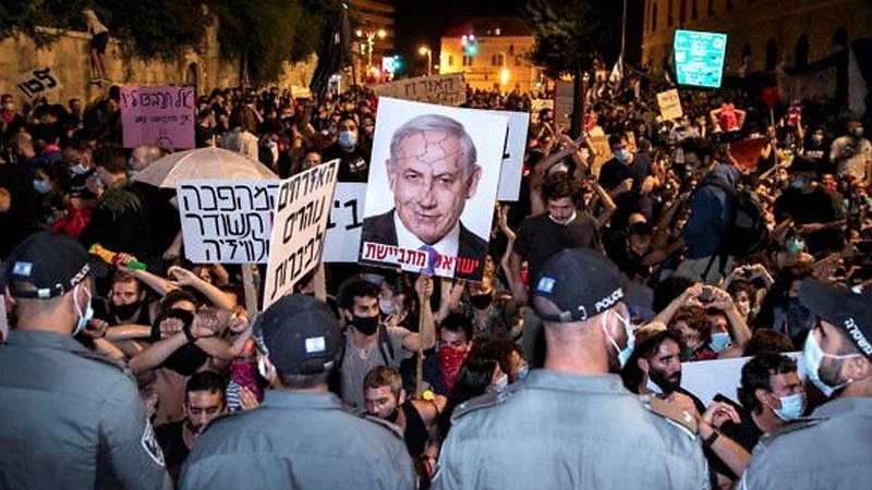 Iranpress: Manifestations contre Netanyahu dans les territoires occupés