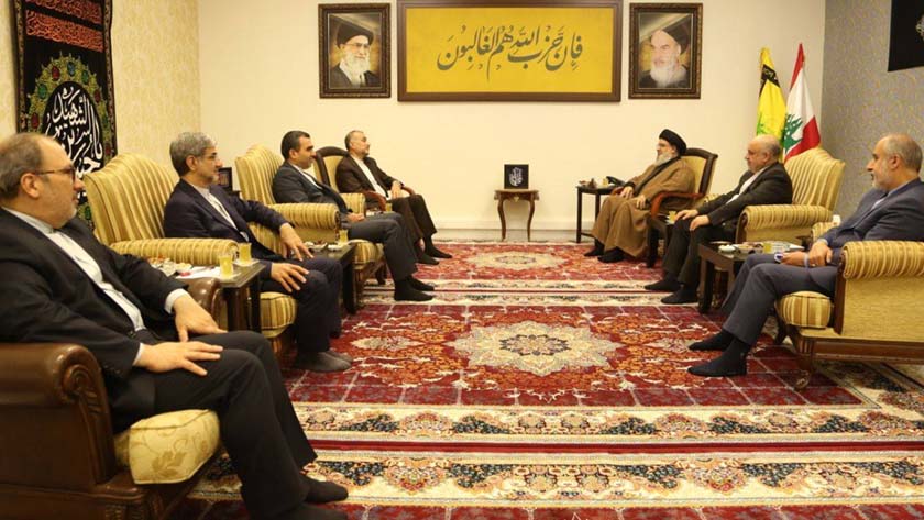 Iranpress: Entretien du haut diplomate iranien et du secrétaire général du Hezbollah libanais