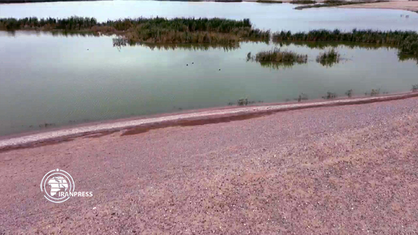 Iranpress: Lac de la ville désertique de Yazd ; Le plaisir du tourisme parmi les sables