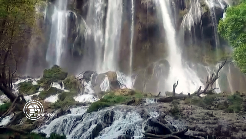 Iranpress: Cascade de Zardeh Limeh; Joyau touristique de province de Tchaharmahal-et-Bakhtiari