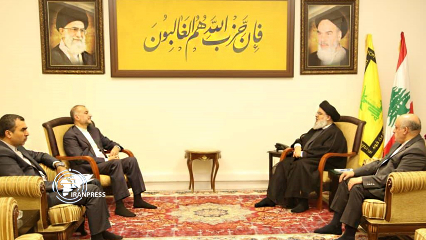 Iranpress: Rencontre du haut diplomate iranien et du secrétaire général du Hezbollah libanais