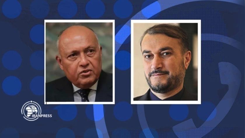 Iranpress: Entretien téléphonique des ministres des affaires étrangères iranien et égyptien