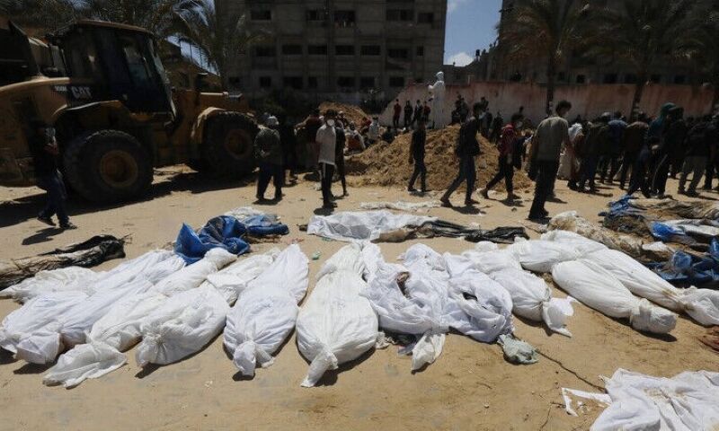 Iranpress: Charnier découvert au sud de la bande de Gaza 