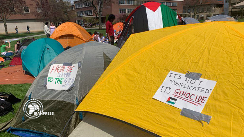 Iranpress: Les étudiants expriment leur solidarité avec la Palestine à l’université de Columbia