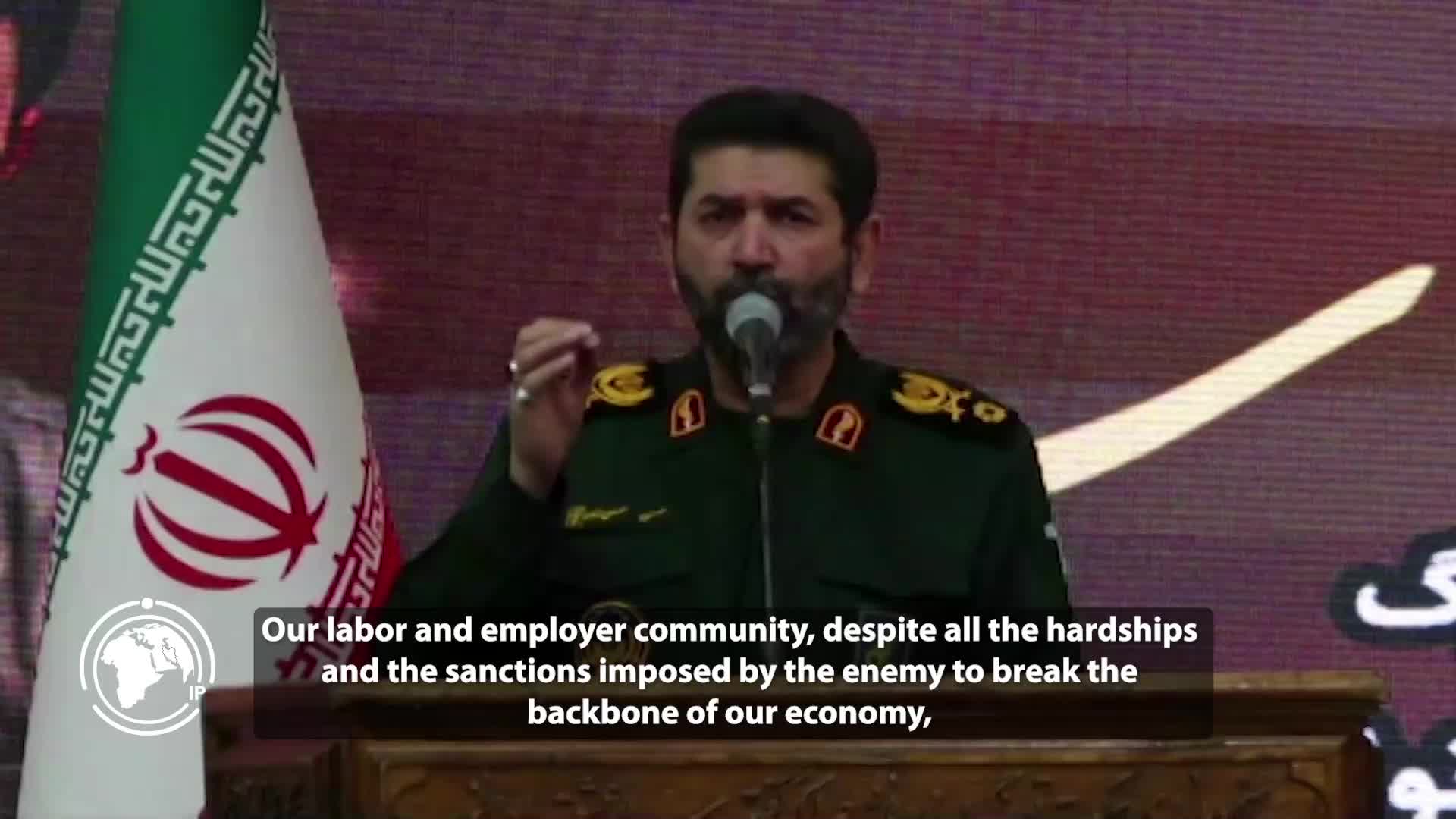 Iranpress: Senior IRGC Commander Hails Iranian Workers’ Resilience Amid U.S. Sanctions