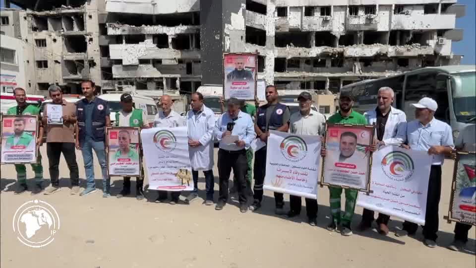 Iranpress: Gaza Health Workers Rally for Release of Detained Medical Staff