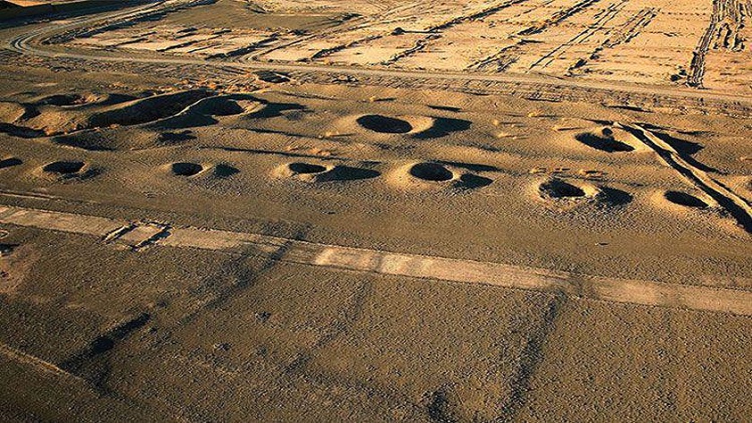 An old Kariz or qanat in Iran