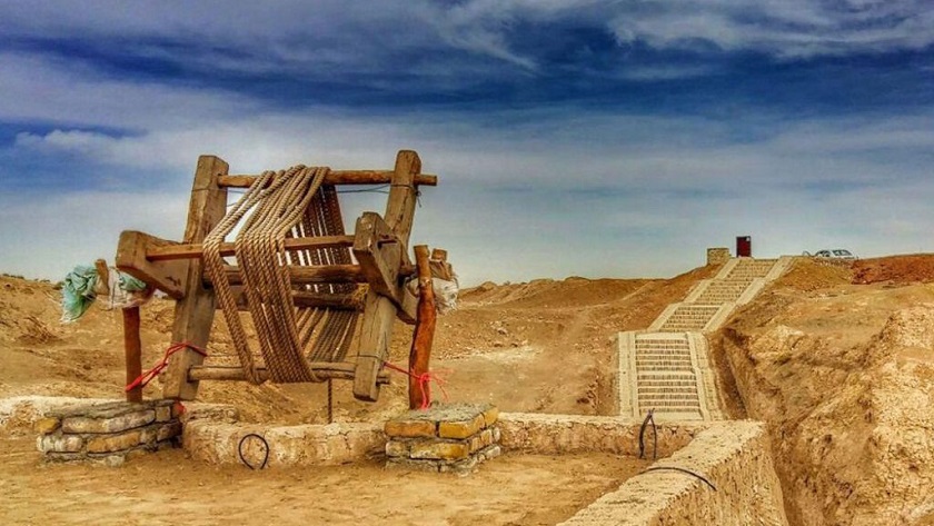 A well on the pathway of Qanat